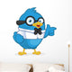 Blue Bird Geek Wall Decal