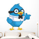 Blue Bird Geek Wall Decal
