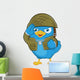 Blue Bird Army Wall Decal
