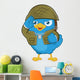 Blue Bird Army Wall Decal