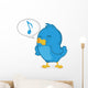 Blue Bird Singing Wall Decal
