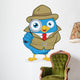Detective Blue Bird Wall Decal