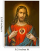 typical catholic image of heart of Jesus Christ 