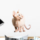 Don Sphinx (donsphinx) Cat. Isolated on White Background. Wall Decal