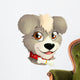 dog face Wall Decal