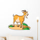 Goat Cartoon Wall Decal