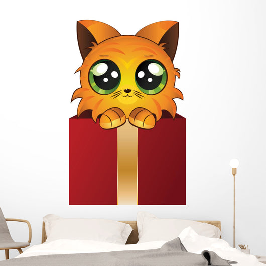 Red Kitten in a Box 