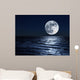 moon over sea 