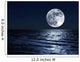 moon over sea 