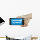 Knowledge Is Power Phone Wall Decal