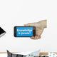 Knowledge Is Power Phone Wall Decal
