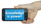 Knowledge Is Power Phone Wall Decal