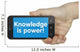 Knowledge Is Power Phone Wall Decal