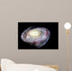distant spiral galaxy in deep space Wall Mural