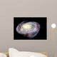 distant spiral galaxy in deep space Wall Mural