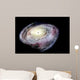 distant spiral galaxy in deep space Wall Mural