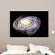 distant spiral galaxy in deep space Wall Mural