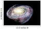 distant spiral galaxy in deep space Wall Mural