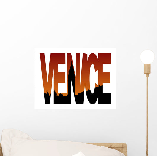 Venice Text With Campanile 