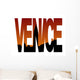 Venice Text With Campanile 