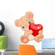 Valentines Teddy Bear Wall Decal