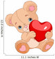 Valentines Teddy Bear Wall Decal
