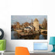 Panorama Medieval Bridge Ponts Wall Decal