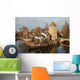 Panorama Medieval Bridge Ponts Wall Decal