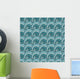 Seamless Wave Pattern Abstract Wall Decal