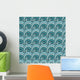 Seamless Wave Pattern Abstract Wall Decal