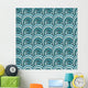 Seamless Wave Pattern Abstract Wall Decal