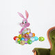 Easter eggs pink bunny Wall Decal