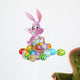Easter eggs pink bunny Wall Decal