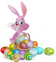 Easter eggs pink bunny Wall Decal