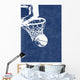 Blue Basketball Background Wall Mural