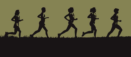 Runners Wall Mural
