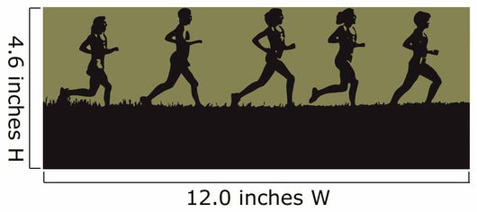Runners Wall Mural