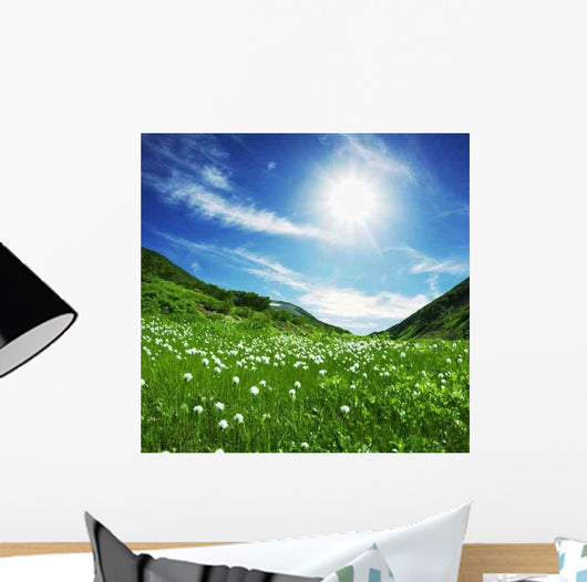 Mountain Meadow Wall Decal Design 1