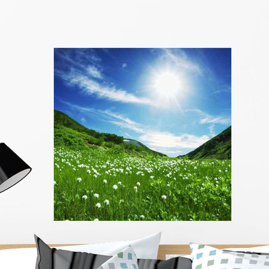Mountain Meadow Wall Decal Design 1