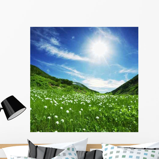 Mountain Meadow Wall Decal Design 1