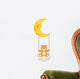 Teddy Bear Swinging in Moon Wall Decal