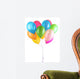 Colorful balloons isolated on white 