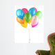 Colorful balloons isolated on white 