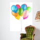 Colorful balloons isolated on white 