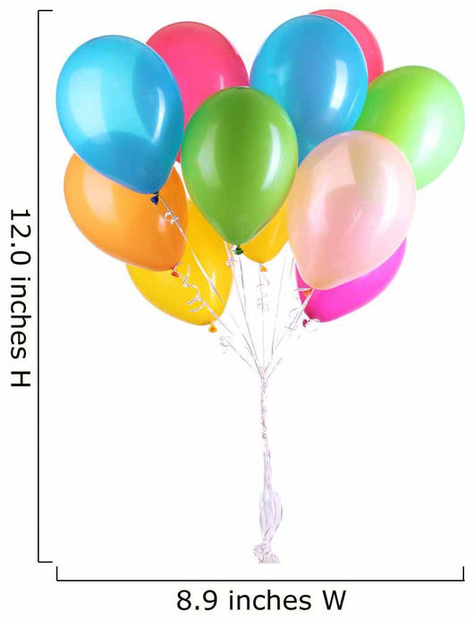 Colorful balloons isolated on white 