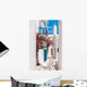 Traditional greek house on Mykonos island, Greece Wall Decal