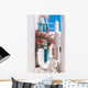 Traditional greek house on Mykonos island, Greece Wall Decal