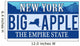 New York license plate Wall Decal