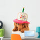 Happy birthday puppy Wall Decal
