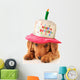 Happy birthday puppy Wall Decal